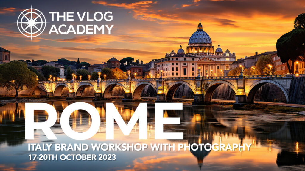 Rome visibility workshop and brand photography, banner