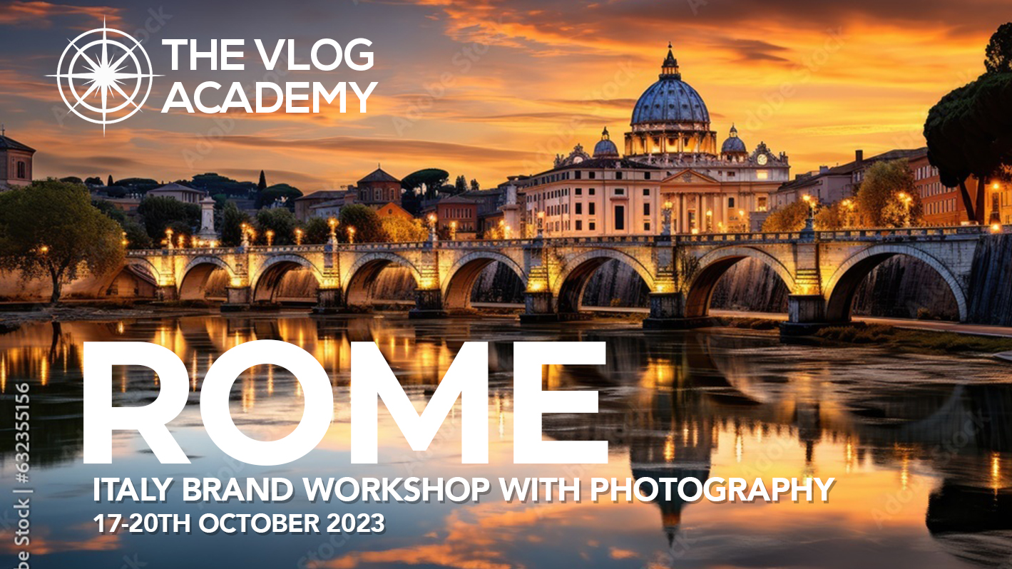 Personal Brand photography workshop, Italy, banner